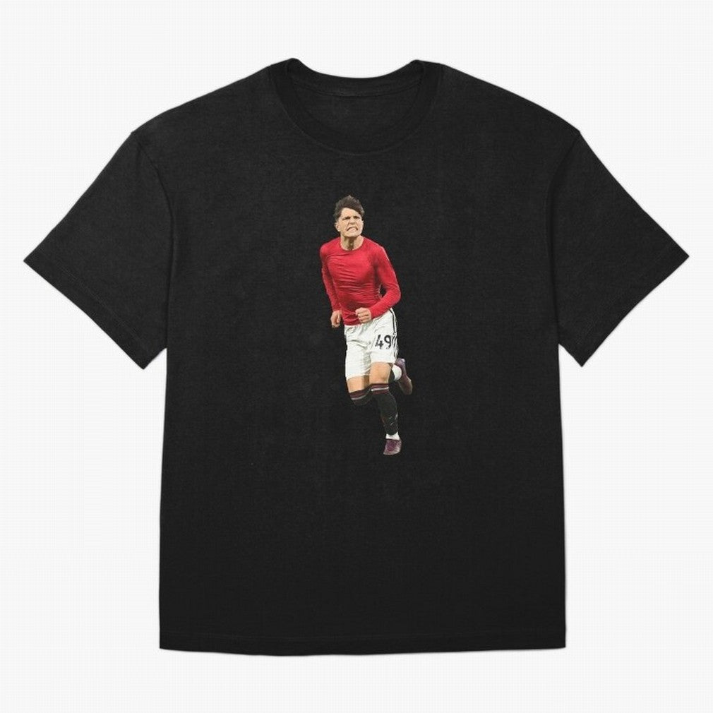 Alejandro Garnacho celebration Oversized T-Shirt Carry the Dream of Match Day Hype around FIFA World Cup 2026 USA Canada Mexico, Messi, Neymar and Mbappe, England and Germany, Vintage Soccer Flavor, Modern Football Stars, National Flags and Final