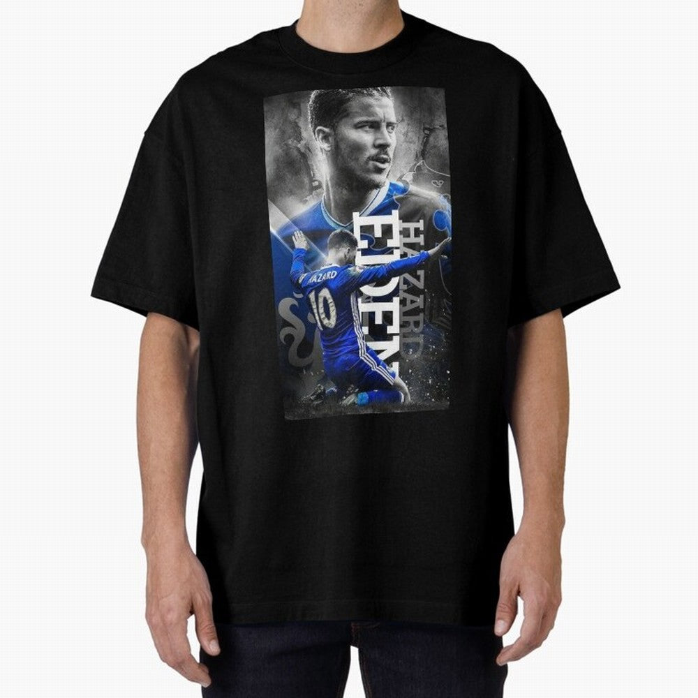 Eden Hazard Oversized T-Shirt Bring Stadium Energy to Match Day Hype around FIFA World Cup 2026 Group Stage, Messi, Neymar and Mbappe, Germany, Global Supporter Spirit, Legendary Goals, National Colors and Tournament Celebration; Great for