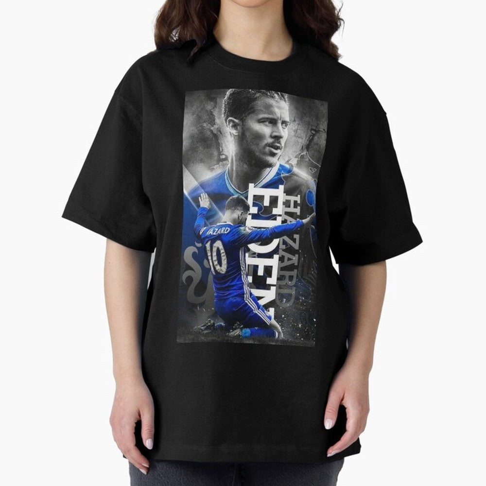 Eden Hazard Oversized T-Shirt Bring Stadium Energy to Match Day Hype around FIFA World Cup 2026 Group Stage, Messi, Neymar and Mbappe, Germany, Global Supporter Spirit, Legendary Goals, National Colors and Tournament Celebration; Great for
