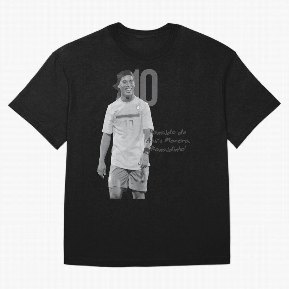 Ronaldo de Assis Moreira Ronaldinho Oversized T-Shirt Support the Legends of Global Football Passion for FIFA World Cup 2026 USA Canada Mexico, Highlighting Haaland, England, Supporter Pride, Iconic Celebrations, Legendary Names and Global Match