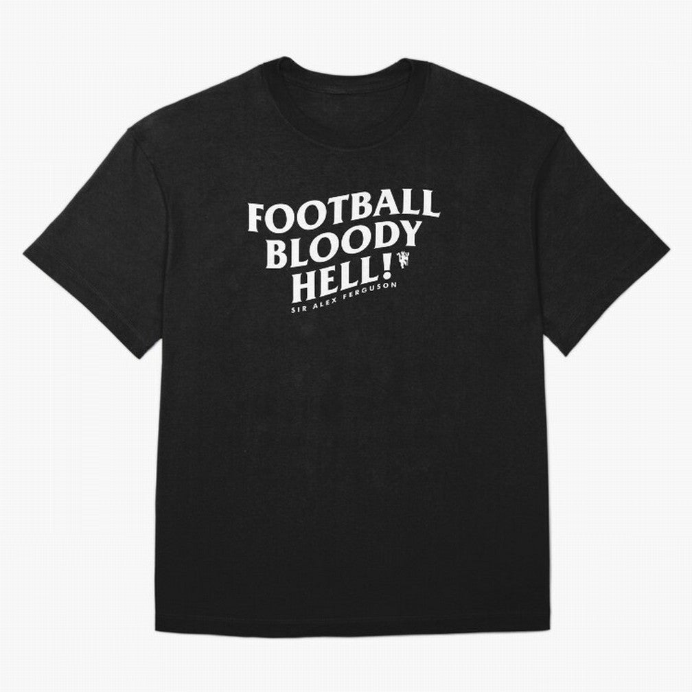 Football Bloody Hell - Sir Alex Ferguson Oversized T-Shirt Turn Football Passion into Match Day Hype around FIFA World Cup 2026, Messi and Cristiano Ronaldo, Brazil, Portugal and Argentina, Worldwide Fan Energy, Dramatic Goals, Stadium Lights and