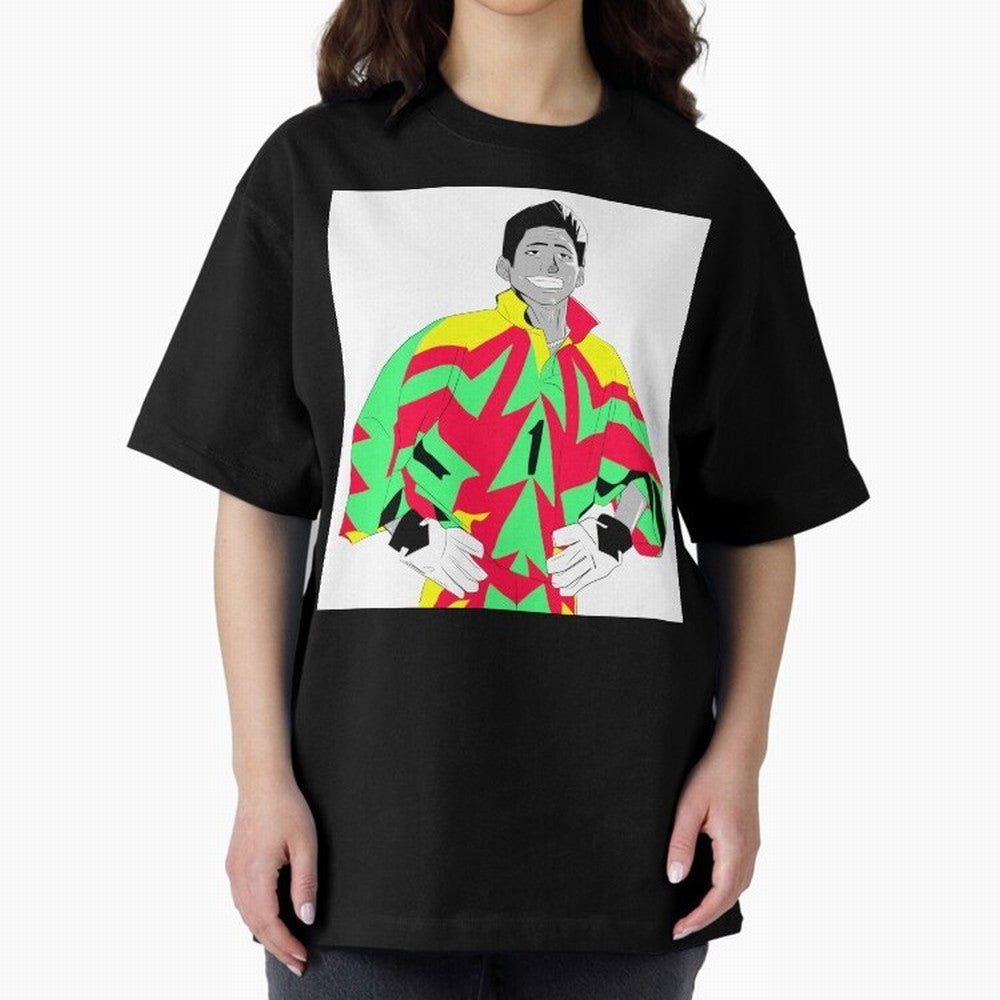 Jorge Campos the legend of soccer football in goal keeper Oversized T-Shirt Honor the Beautiful Game during FIFA World Cup 2026 Spirit, with Netherlands, Messi, Neymar and Mbappe, Sports Nostalgia, International Competition, Famous Players and
