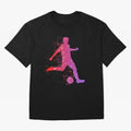 Soccer Player Shoot Oversized T-Shirt Live for the Drama of FIFA World Cup 2026 Built around Messi, Neymar and Mbappe, Brazil Energy, Football Passion, Legendary Performances, Festival Vibes and Supporter Community; Great for Watch Parties, Sports
