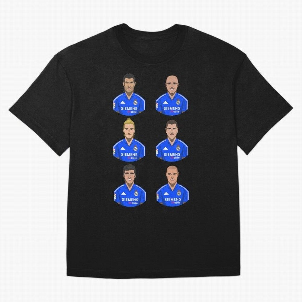 Los Galacticos Oversized T-Shirt Capture Global Football Passion for FIFA World Cup 2026, with Mbappe and Neymar, England and Germany, Supporter Pride, Iconic Celebrations, Legendary Names and Global Match Day Energy; Perfect for People Who Love