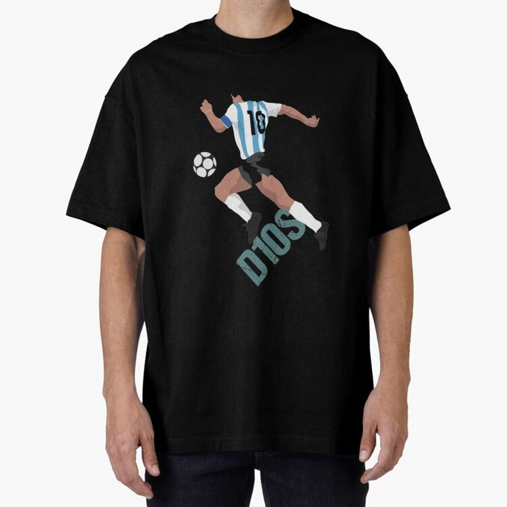 D10S Oversized T-Shirt Represent Football Lovers during the FIFA World Cup 2026 Group Stage Journey through Messi Highlights, Argentina Pride, Stadium Chants, National Pride, Trophy Dreams and Unforgettable Football Memories; Ideal for Passionate
