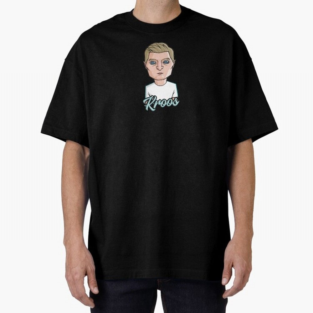 Toni Kroos Oversized T-Shirt Bring a Vintage Feel to FIFA World Cup 2026 Spirit, Capturing England, France and Netherlands, Mbappe, Vintage Soccer Flavor, Modern Football Stars, National Flags and Final Night Emotion; Great for Watch Parties,