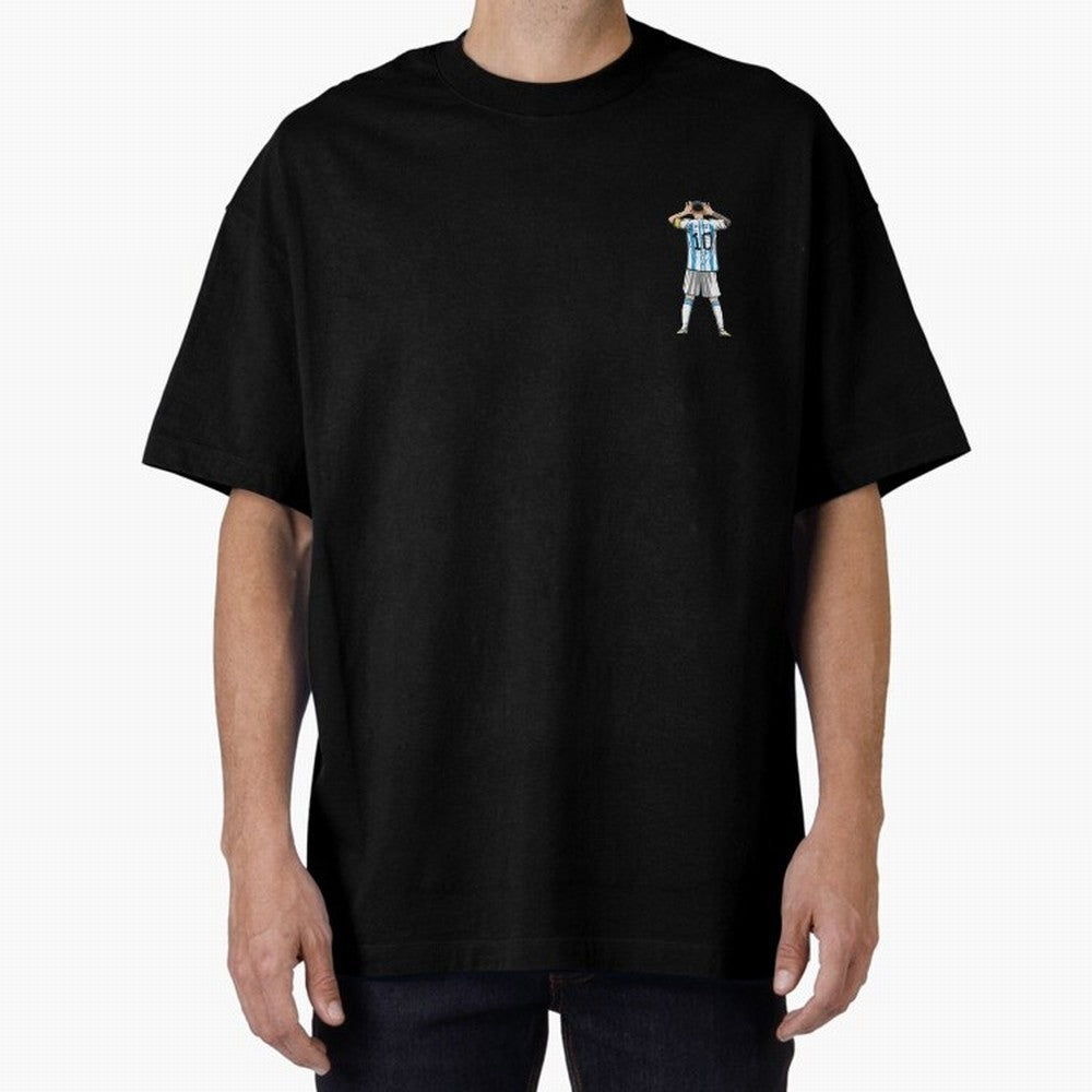Lionel Messi Oversized T-Shirt Stand Out with Spirit from the FIFA World Cup 2026 USA Canada Mexico Journey through Cristiano Ronaldo, Haaland and CR7 Highlights, Brazil, Portugal and Argentina Pride, Match Day Excitement, Supporter Culture, Golden