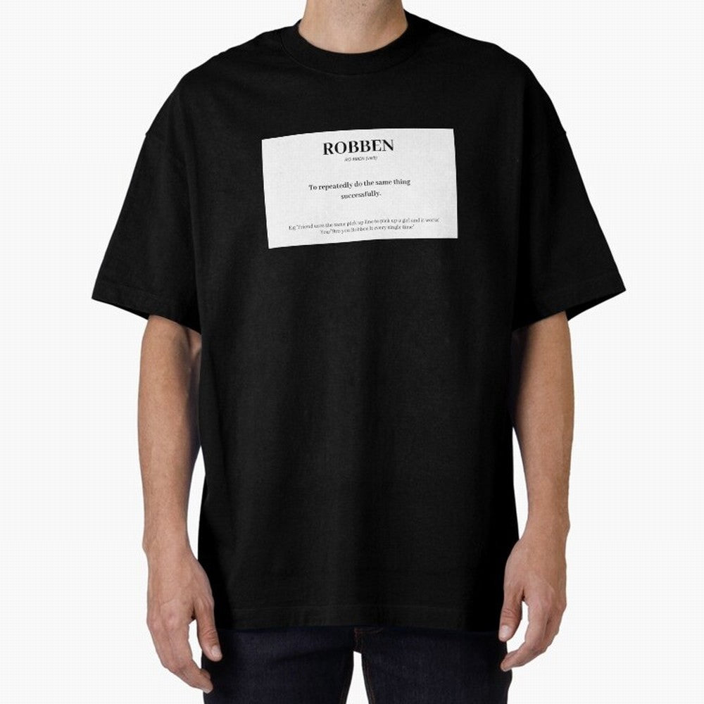 ROBBEN Oversized T-Shirt Elevate FIFA World Cup 2026 for Fans of Messi and Spain, Bringing Tournament Hype, Historic Matchups, Family Viewing Parties and Global Sports Pride; Ideal for Fans Who Follow Messi, Cristiano Ronaldo, CR7, Mbappe, Neymar
