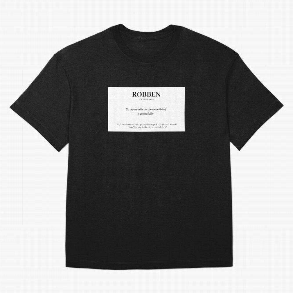 ROBBEN Oversized T-Shirt Elevate FIFA World Cup 2026 for Fans of Messi and Spain, Bringing Tournament Hype, Historic Matchups, Family Viewing Parties and Global Sports Pride; Ideal for Fans Who Follow Messi, Cristiano Ronaldo, CR7, Mbappe, Neymar