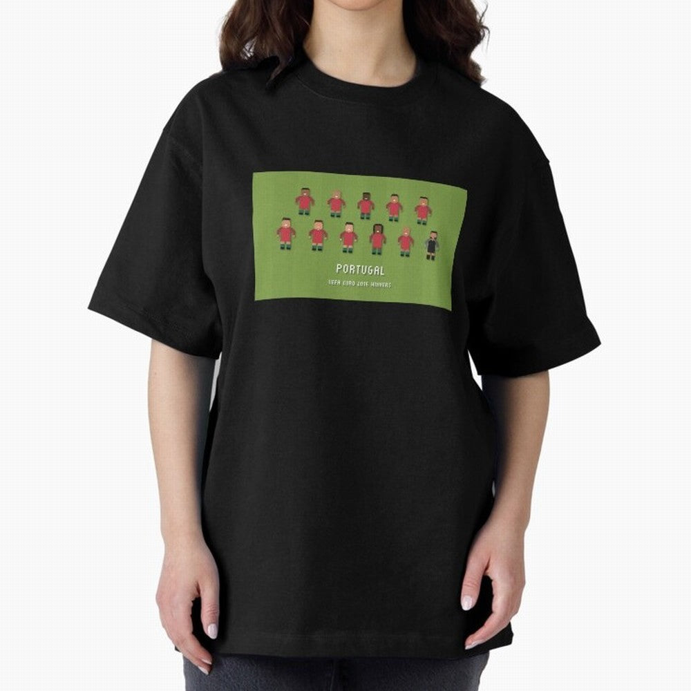 Portugal Euro 2016 Winning Squad Oversized T-Shirt Mark Match Day Hype around FIFA World Cup 2026 USA Canada Mexico, Neymar, Haaland and Cristiano Ronaldo, Netherlands, Stadium Chants, National Pride, Trophy Dreams and Unforgettable Football