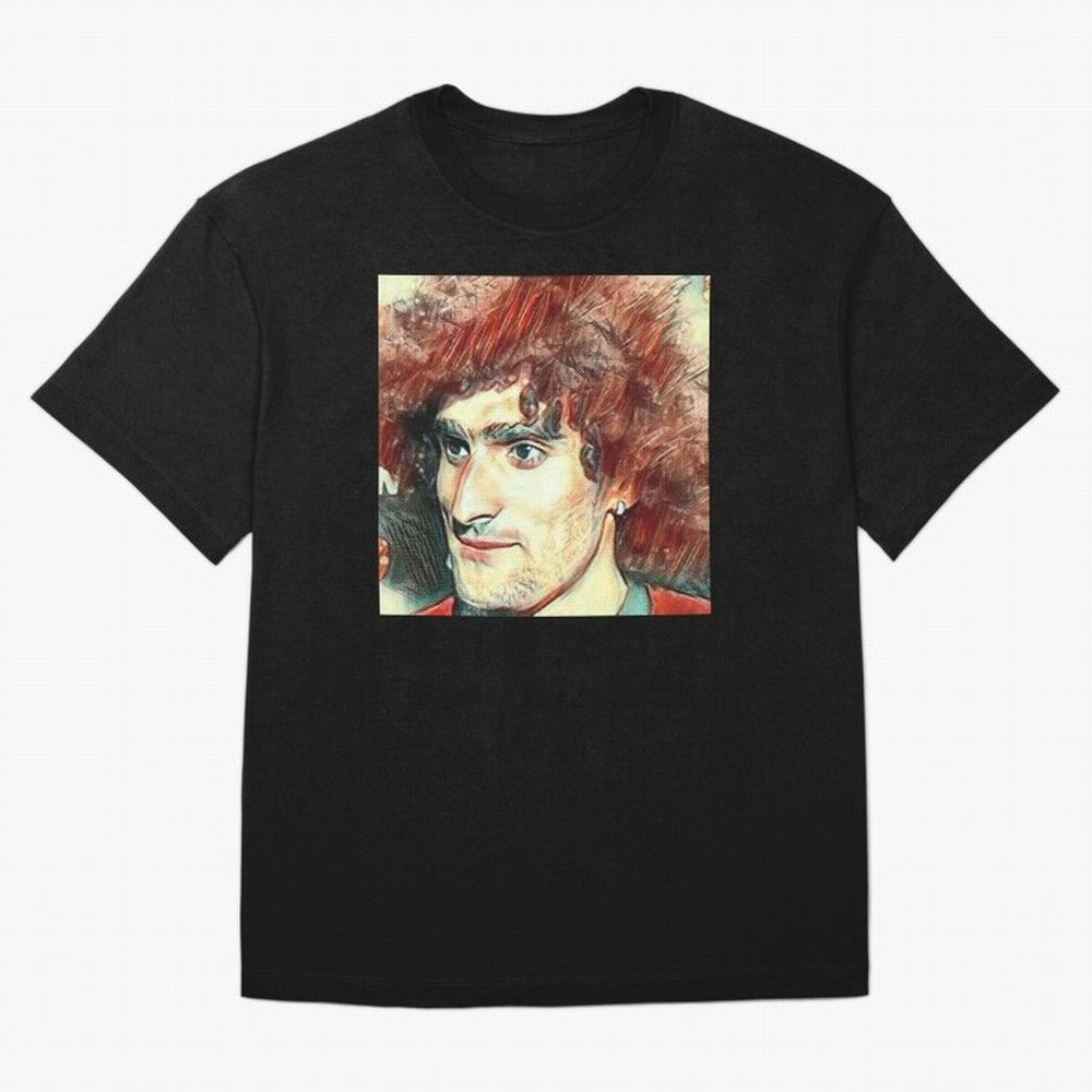 Marouane Fellaini Oversized T-Shirt Back the Journey through FIFA World Cup 2026 for Fans of Messi and England, France and Netherlands, Bringing Vintage Soccer Flavor, Modern Football Stars, National Flags and Final Night Emotion; Perfect for Fans,