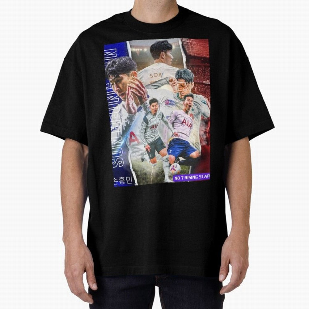 THE 7 STAR SON HEUNG MIN SPECIAL ON REDBUBBLE Oversized T-Shirt Bring Global Tournament Vibes to FIFA World Cup 2026 USA Canada Mexico Inspired by Neymar, Haaland and Cristiano Ronaldo, England and Germany Energy, Tournament Hype, Historic