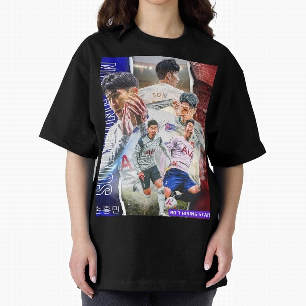 THE 7 STAR SON HEUNG MIN SPECIAL ON REDBUBBLE Oversized T-Shirt Bring Global Tournament Vibes to FIFA World Cup 2026 USA Canada Mexico Inspired by Neymar, Haaland and Cristiano Ronaldo, England and Germany Energy, Tournament Hype, Historic