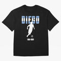 Diego 1960-2020 Oversized T-Shirt Celebrate Football Dreams Across FIFA World Cup 2026 Group Stage for Fans of CR7 and Messi and England and Germany, Bringing Global Supporter Spirit, Legendary Goals, National Colors and Tournament Celebration;