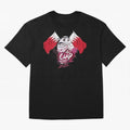 qatar mascot Oversized T-Shirt Capture Stadium Memories from Match Day Hype around FIFA World Cup 2026 Group Stage, Messi, CR7 and Mbappe, Germany, Global Supporter Spirit, Legendary Goals, National Colors and Tournament Celebration; Great for