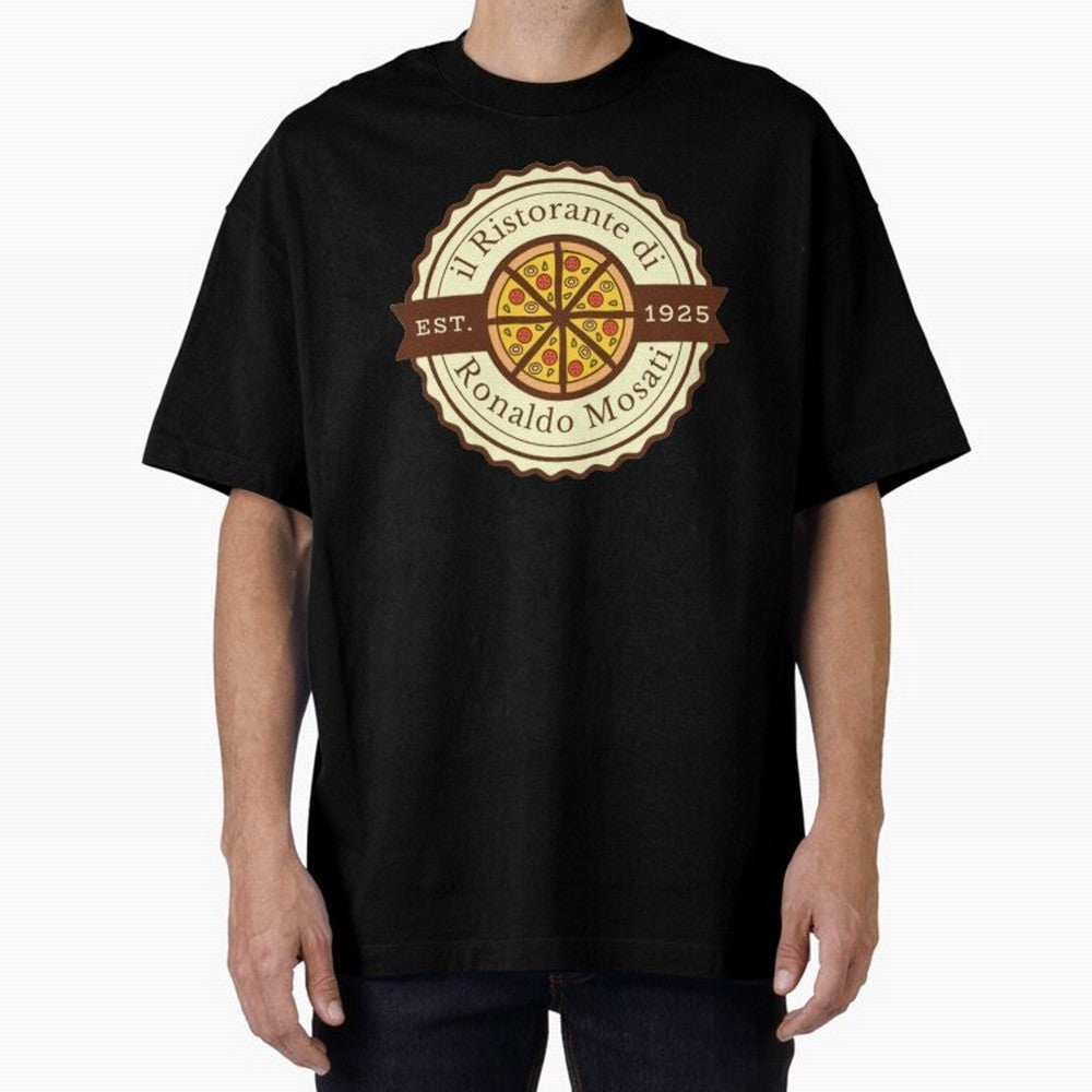 il Ristorante di Ronaldo Mosati Oversized T-Shirt Feel the Roar of Match Day Hype around FIFA World Cup 2026, Messi and Cristiano Ronaldo, England and Germany, Sports Nostalgia, International Competition, Famous Players and Unforgettable Victories;