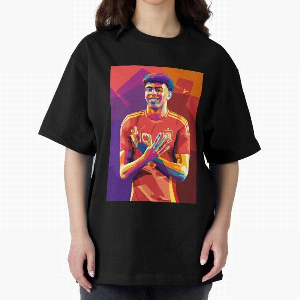 Lamine Yamal Spain Oversized T-Shirt Mark FIFA World Cup 2026 Spirit, Inspired by Brazil, Portugal and Argentina, Haaland, Classic Soccer Heritage, Championship Pressure, Fan Loyalty and International Pride; Made for Die Hard Supporters, Soccer
