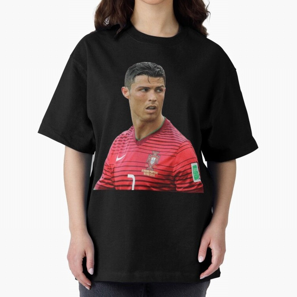 Ronaldo @AmazinProDesign Oversized T-Shirt Make Your Look Match Match Day Hype around FIFA World Cup 2026 USA Canada Mexico, Neymar, Haaland and Cristiano Ronaldo, Netherlands, Football Festival Excitement, Trophy Ambitions, Country Rivalries and