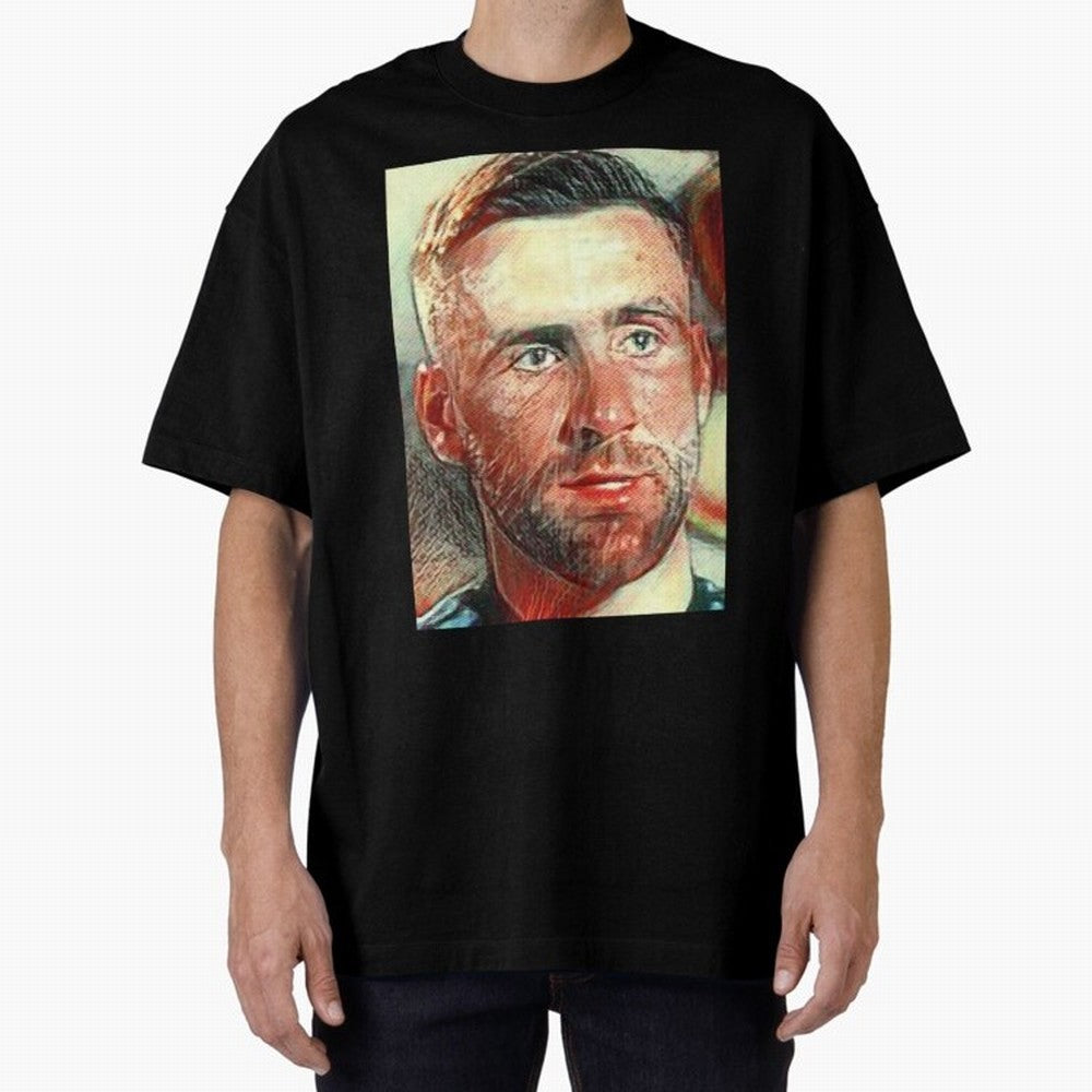 Luke Shaw Oversized T-Shirt Show Support during Match Day Hype around FIFA World Cup 2026, Haaland and Mbappe, France, Football Passion, Legendary Performances, Festival Vibes and Supporter Community; Perfect for People Who Love Argentina, Brazil,