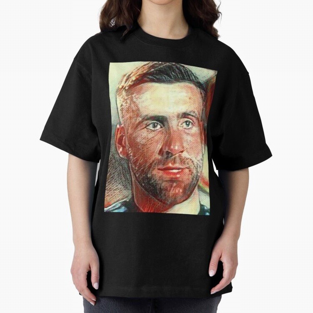 Luke Shaw Oversized T-Shirt Show Support during Match Day Hype around FIFA World Cup 2026, Haaland and Mbappe, France, Football Passion, Legendary Performances, Festival Vibes and Supporter Community; Perfect for People Who Love Argentina, Brazil,