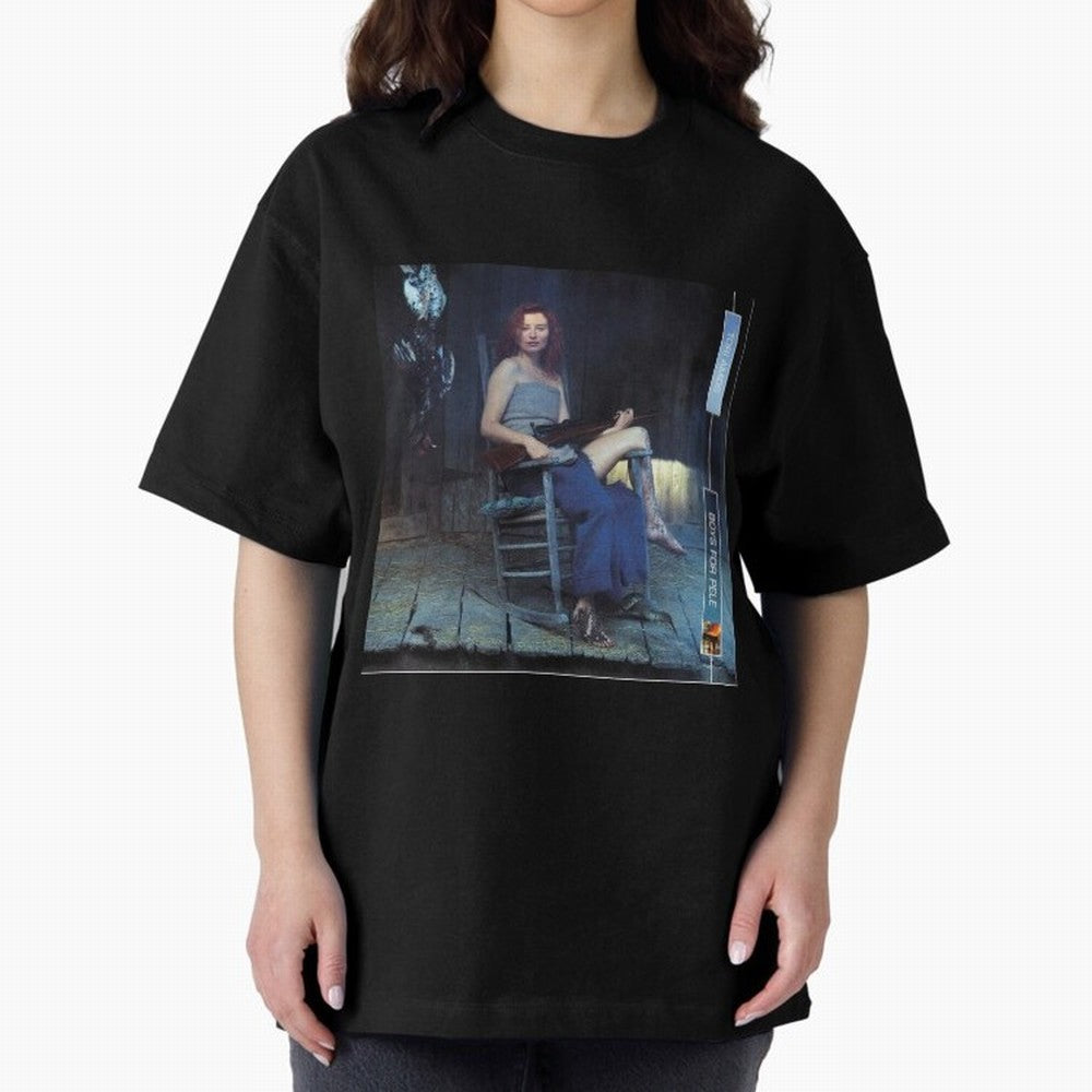 Tori Amos Boys For Pele Album Promo Art Retro Print Oversized T-Shirt Upgrade the FIFA World Cup 2026 Group Stage Journey through Neymar Highlights, Spain Pride, Vintage Soccer Flavor, Modern Football Stars, National Flags and Final Night Emotion;