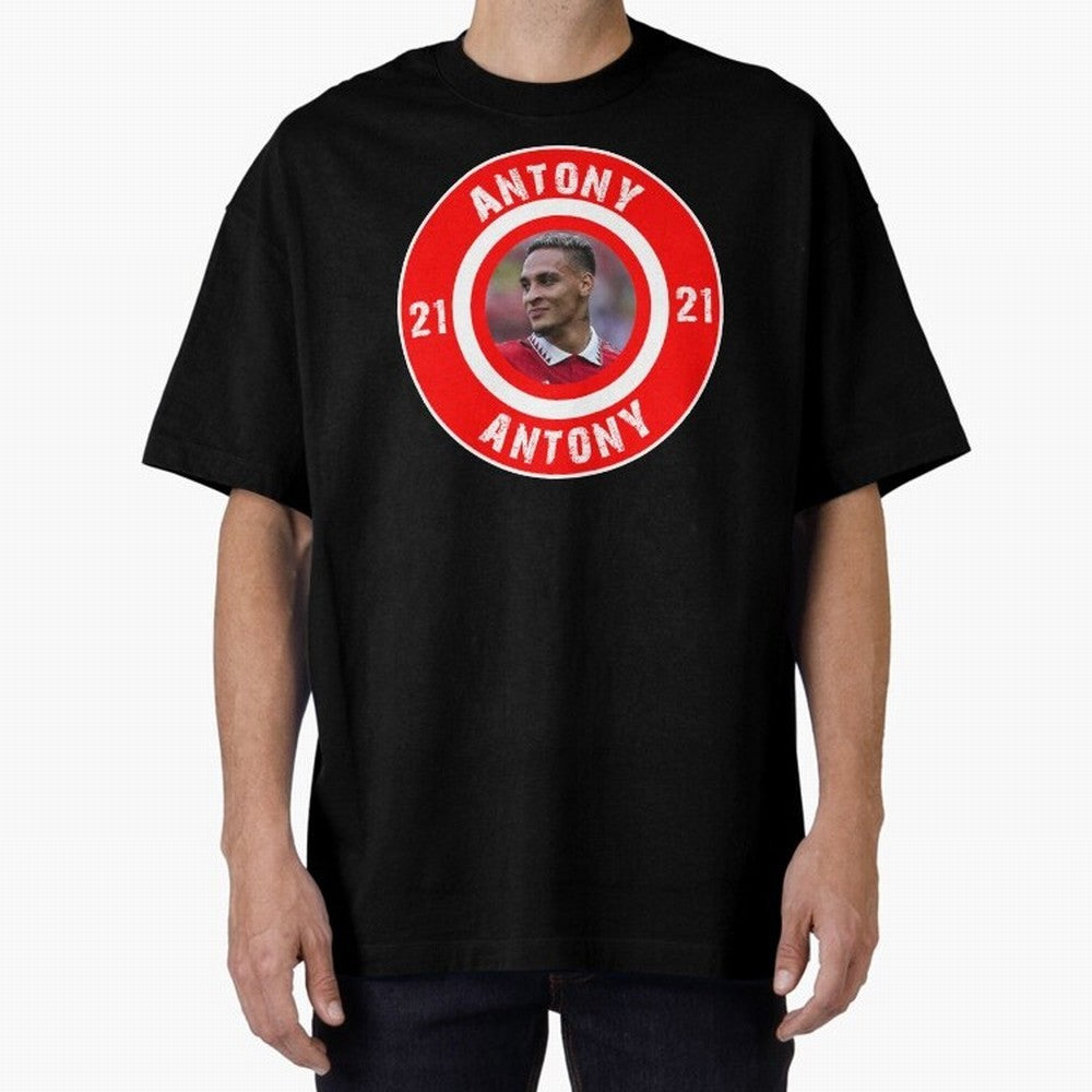 Antony Oversized T-Shirt Mark FIFA World Cup 2026 Group Stage Spirit, Connected to Argentina and Brazil, Haaland, Fan Favorite Moments, National Team Passion, Big Match Drama and Soccer History; Ideal for Fans Who Follow Messi, Cristiano Ronaldo,