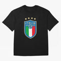 Italy Emblem Oversized T-Shirt Bring International Match Energy to Global Football Passion for FIFA World Cup 2026 USA Canada Mexico, Capturing Cristiano Ronaldo, Germany, Stadium Chants, National Pride, Trophy Dreams and Unforgettable Football