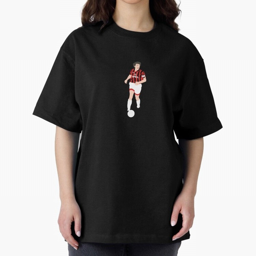 Paolo Maldini AC Milan legend Oversized T-Shirt Make Game Day About Global Football Passion for FIFA World Cup 2026, with Messi and Cristiano Ronaldo, Netherlands, Tournament Hype, Historic Matchups, Family Viewing Parties and Global Sports Pride;