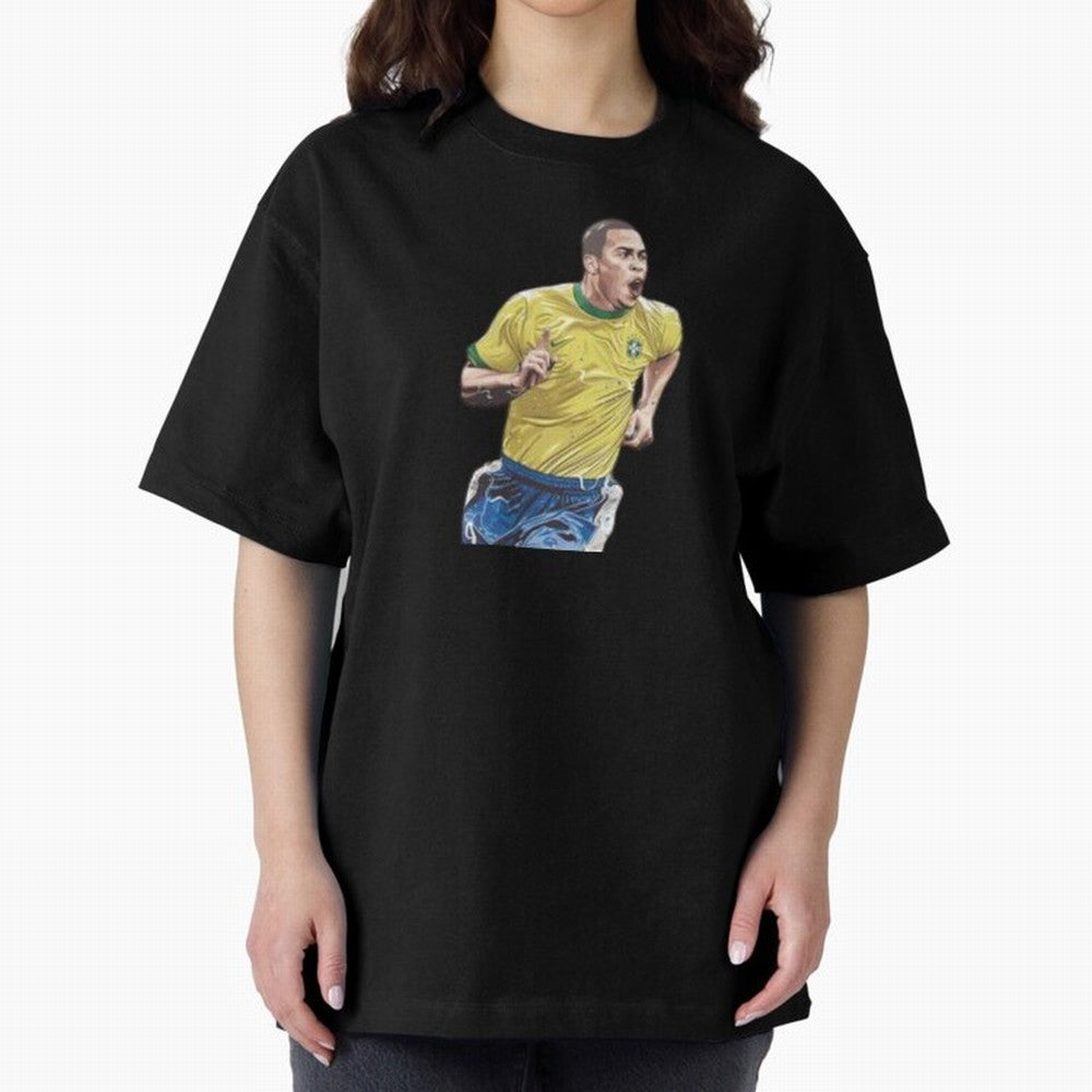 Ronaldo Oversized T-Shirt Carry the Colors and Pride of FIFA World Cup 2026 USA Canada Mexico Spirit, Inspired by Brazil, Portugal and Argentina, Mbappe, Soccer Culture, Superstar Moments, National Team Dreams and Competitive Fire; Great for