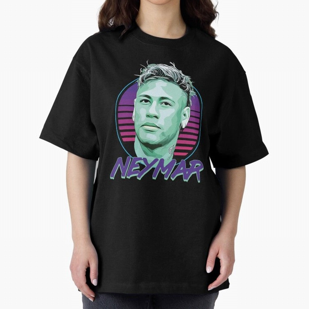 Neymar JR Oversized T-Shirt Support the Legends of Match Day Hype around FIFA World Cup 2026, Neymar, Argentina, Stadium Memories, Football Loyalty, International Chants and Championship Tradition; Ideal for Football Dads, Football Moms, Friends,