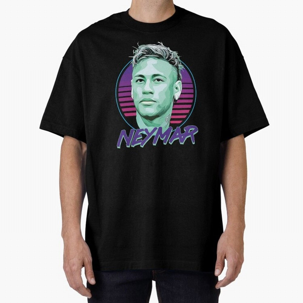 Neymar JR Oversized T-Shirt Support the Legends of Match Day Hype around FIFA World Cup 2026, Neymar, Argentina, Stadium Memories, Football Loyalty, International Chants and Championship Tradition; Ideal for Football Dads, Football Moms, Friends,