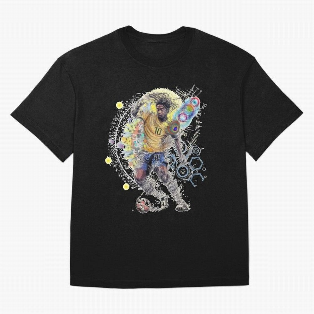 Ronaldin Football Player Oversized T-Shirt Turn Football Passion into Global Football Passion for FIFA World Cup 2026 USA Canada Mexico, Celebrating Cristiano Ronaldo, Haaland and CR7, Spain, Stadium Chants, National Pride, Trophy Dreams and