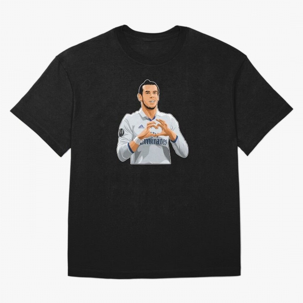 Gareth Bale Love Sign Celebration Oversized T-Shirt Share the Excitement of FIFA World Cup 2026 USA Canada Mexico Spirit, Featuring England, Neymar, Haaland and Cristiano Ronaldo, Soccer Culture, Superstar Moments, National Team Dreams and