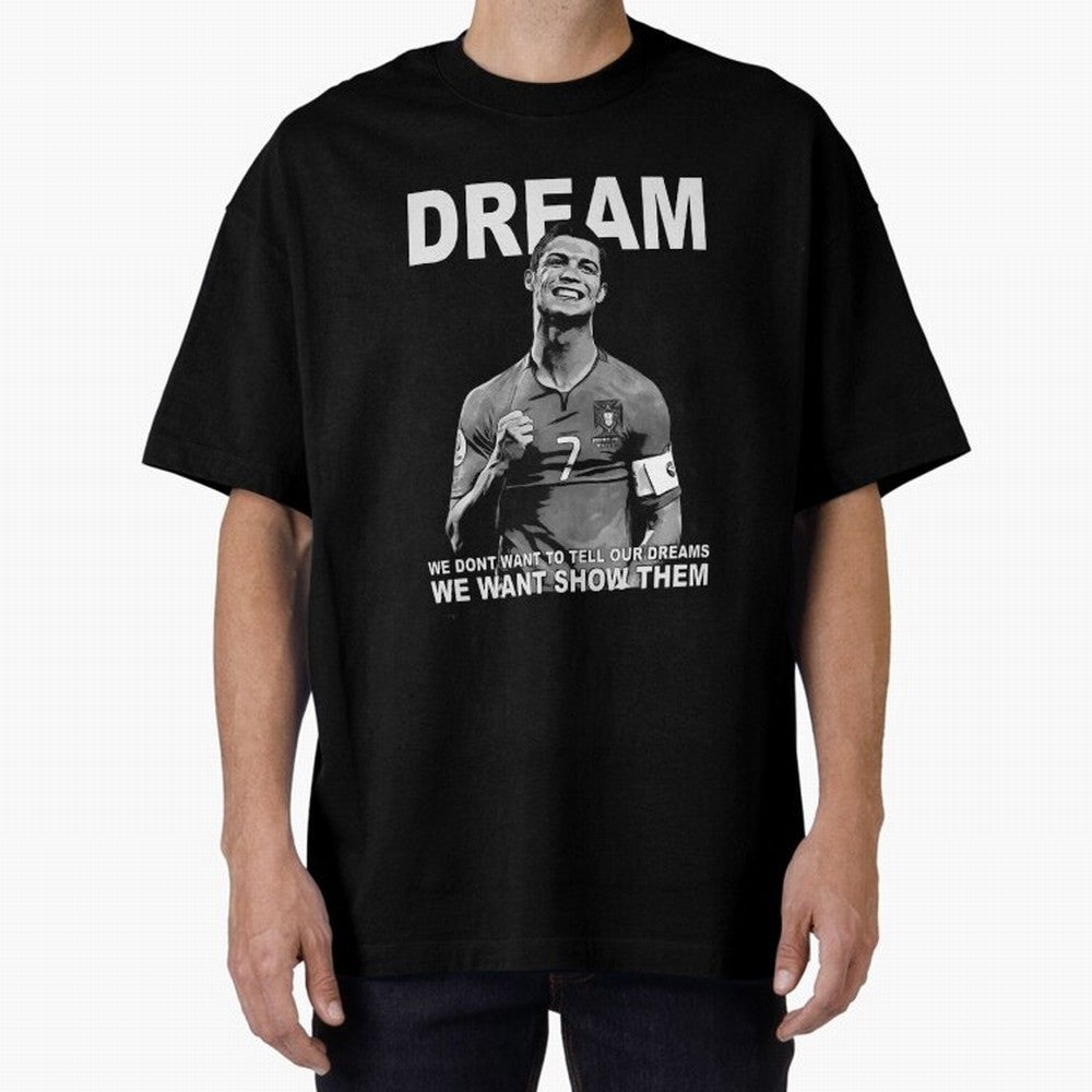 christiano ronaldo Oversized T-Shirt Fuel Your Fan Pride for FIFA World Cup 2026 USA Canada Mexico Driven by Neymar, Argentina Energy, Tournament Hype, Historic Matchups, Family Viewing Parties and Global Sports Pride; Made for Collectors Who Enjoy