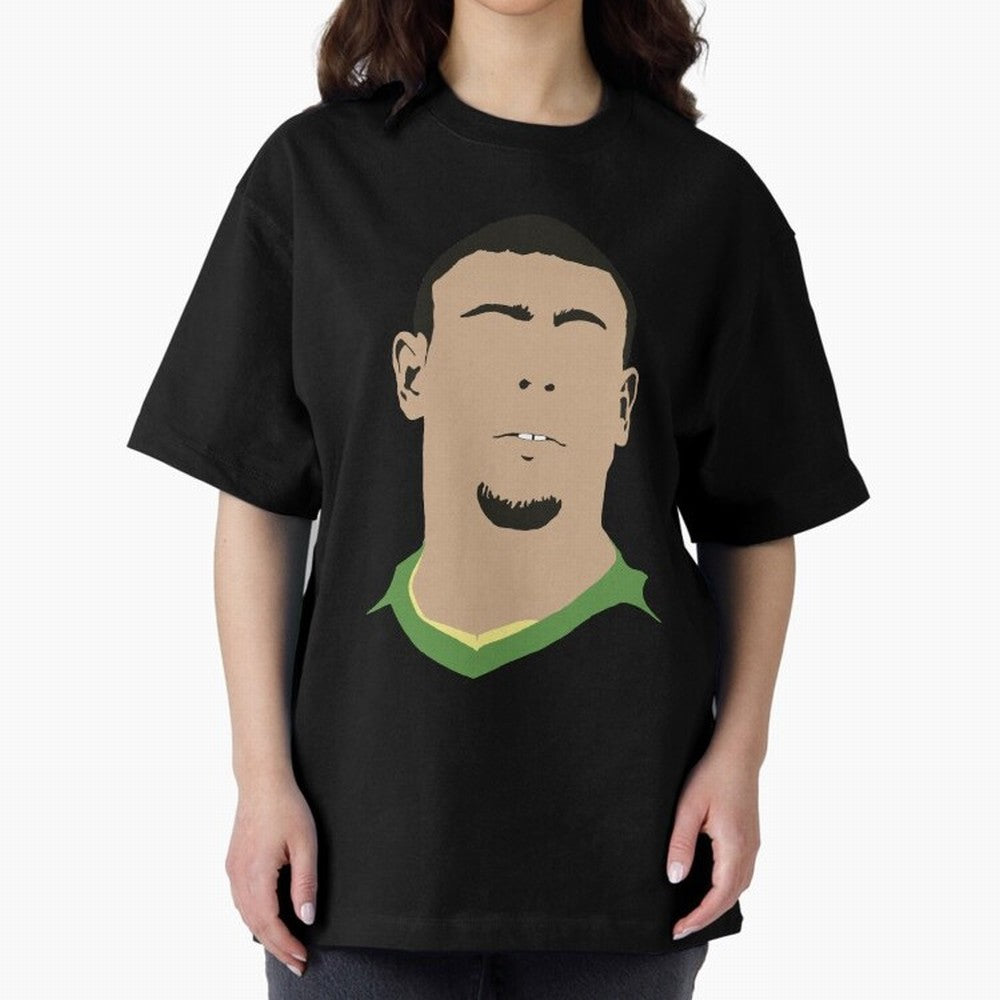 Brazilian Ronaldo Oversized T-Shirt Show Match Day Excitement for Global Football Passion for FIFA World Cup 2026, Highlighting Messi, Germany, Goal Celebration Energy, Supporter Heritage, Football Icons and Worldwide Tournament Joy; Perfect for