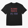 Alvaro Morata - #1 Fan Oversized T-Shirt Celebrate the Magic of FIFA World Cup 2026 Spirit, Capturing Argentina, Messi and Cristiano Ronaldo, Retro Football Energy, Iconic Rivalries, Trophy Chase Drama and Stadium Atmosphere; Perfect for People Who