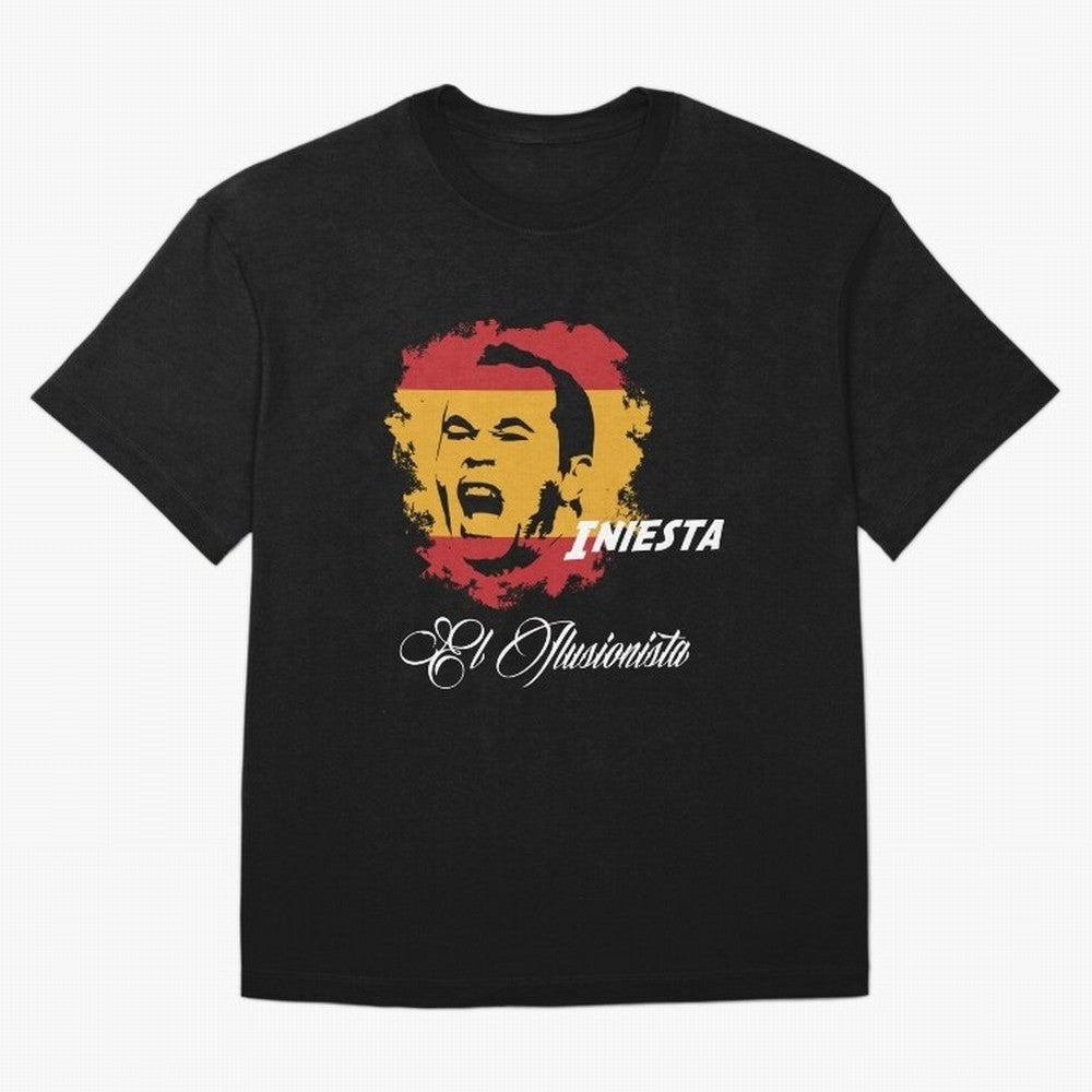 Spain Andres Iniesta Football World Cup 2014 Oversized T-Shirt Fuel Your Fan Pride for Match Day Hype around FIFA World Cup 2026 USA Canada Mexico, Messi and Cristiano Ronaldo, England, France and Netherlands, Sports Nostalgia, International