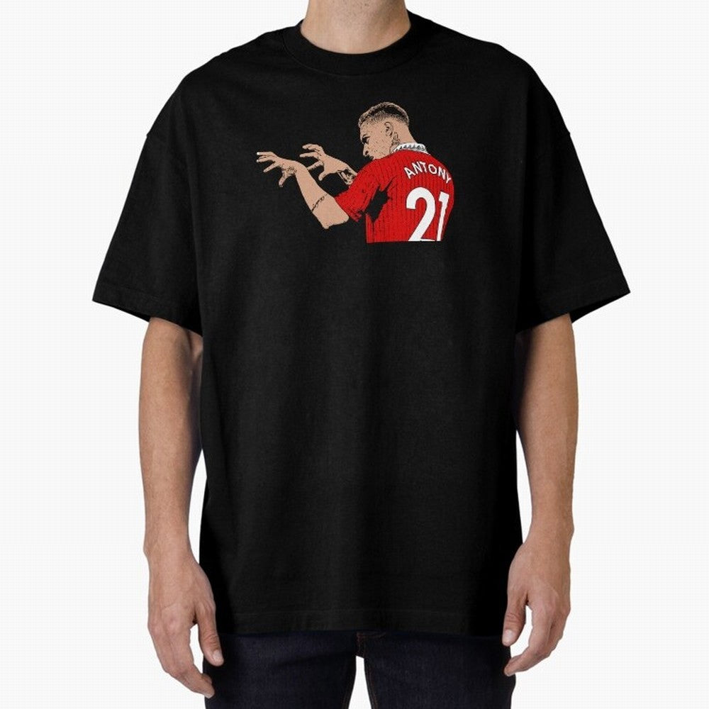 Antony Oversized T-Shirt Wear the Spirit of Global Football Passion for FIFA World Cup 2026 Group Stage, Made for Messi, Germany, Tournament Hype, Historic Matchups, Family Viewing Parties and Global Sports Pride; Great for Watch Parties, Sports