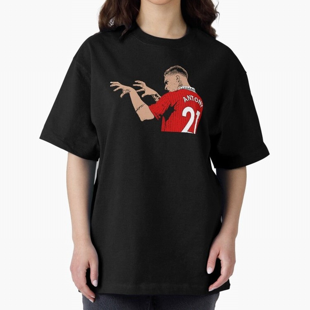 Antony Oversized T-Shirt Wear the Spirit of Global Football Passion for FIFA World Cup 2026 Group Stage, Made for Messi, Germany, Tournament Hype, Historic Matchups, Family Viewing Parties and Global Sports Pride; Great for Watch Parties, Sports