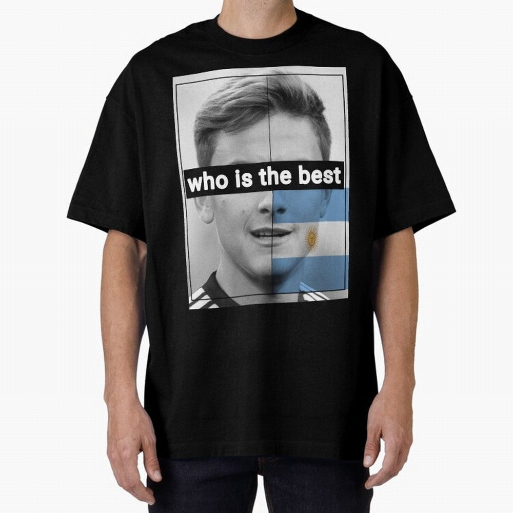dybala Oversized T-Shirt Bring Retro Soccer Energy to FIFA World Cup 2026 Spirit, Driven by Germany, Messi and Cristiano Ronaldo, Worldwide Fan Energy, Dramatic Goals, Stadium Lights and Championship Celebrations; Ideal for Passionate Fans Who Love