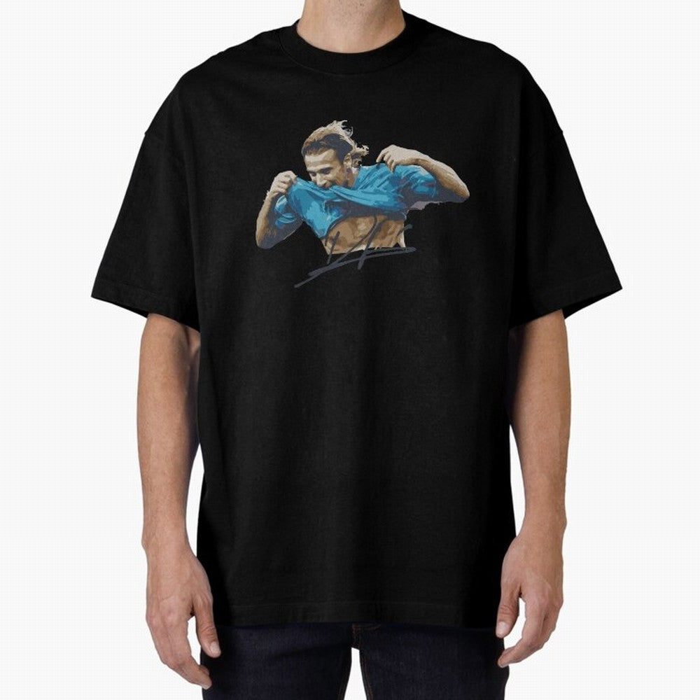 Diego Forlan Football Legends Oversized T-Shirt Honor the Football Icons of FIFA World Cup 2026 Group Stage Centered on Neymar, Haaland and Cristiano Ronaldo, Portugal Energy, Champion Mindset, Group Stage Buzz, Knockout Tension and Passionate Fan