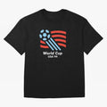 World Cup USA 94 Oversized T-Shirt Support Iconic Players in FIFA World Cup 2026 for Fans of Cristiano Ronaldo, Haaland and CR7 and Portugal, Bringing Championship Spirit, Famous Goals, Roaring Crowds and International Football Unity; Great for