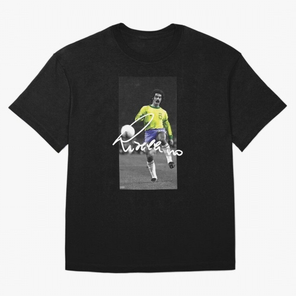 Rivelino FOOTBALL LEGENDS Oversized T-Shirt Embrace Global Football Passion for FIFA World Cup 2026 Group Stage, Inspired by Cristiano Ronaldo, Argentina, France and Brazil, Game Day Rituals, Football Legends, Country Pride and the Road to the