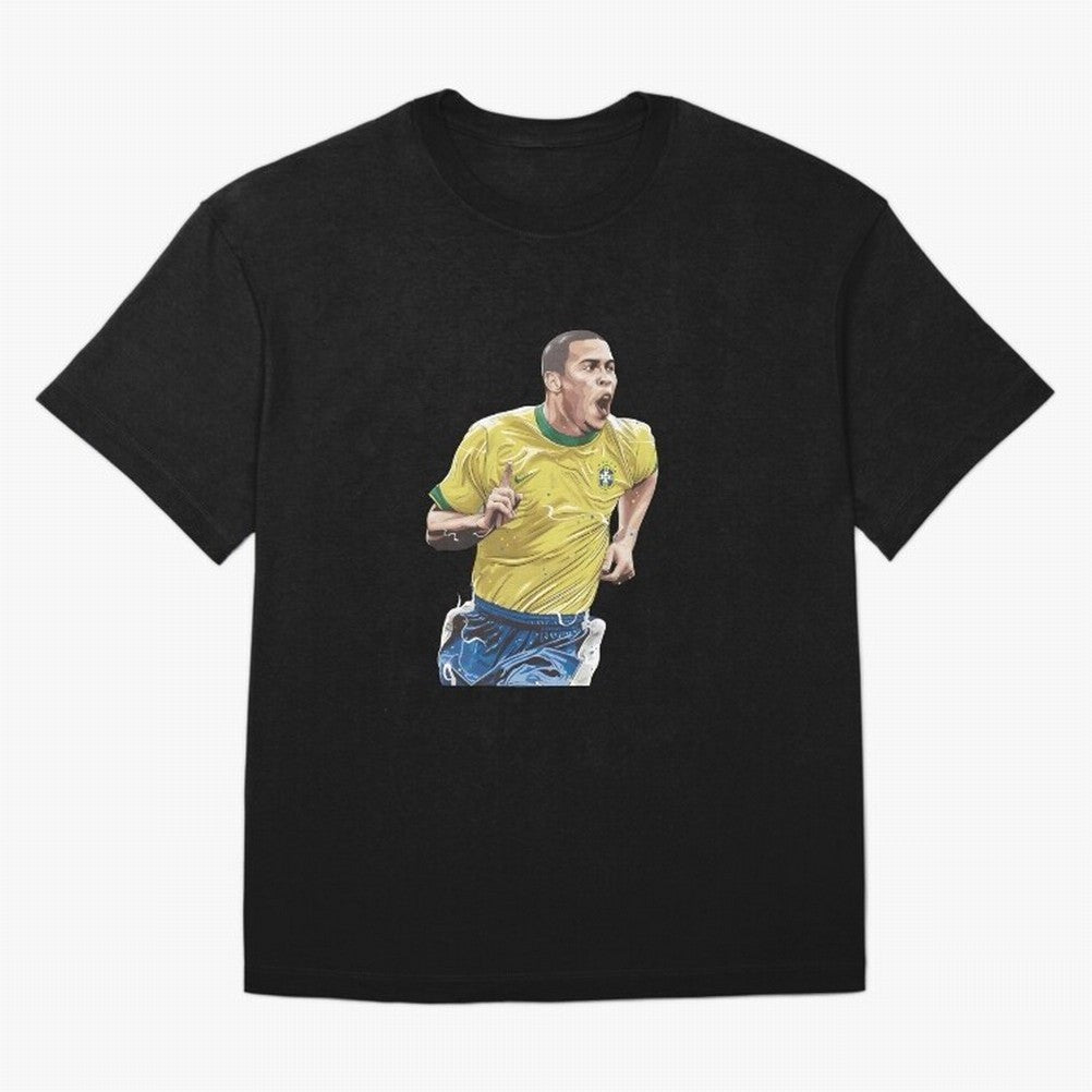R9, El Grande Ronaldo Nazario Oversized T-Shirt Represent Fans Who Live for FIFA World Cup 2026 USA Canada Mexico Made for Mbappe and Neymar, Portugal Energy, Fan Favorite Moments, National Team Passion, Big Match Drama and Soccer History; Great