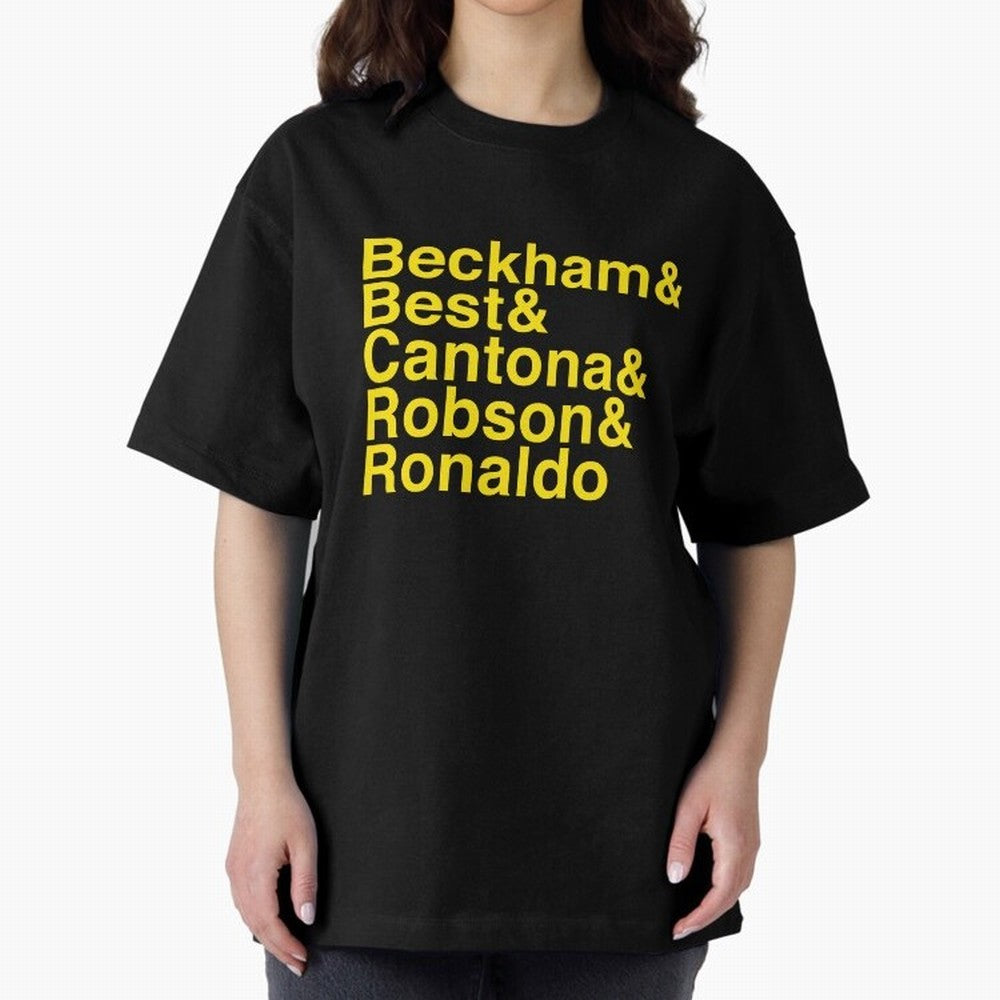 Man Utd Star Players Oversized T-Shirt Support Your Favorite Stars during Match Day Hype around FIFA World Cup 2026, Messi, CR7 and Mbappe, Argentina, Fan Favorite Moments, National Team Passion, Big Match Drama and Soccer History; Ideal for