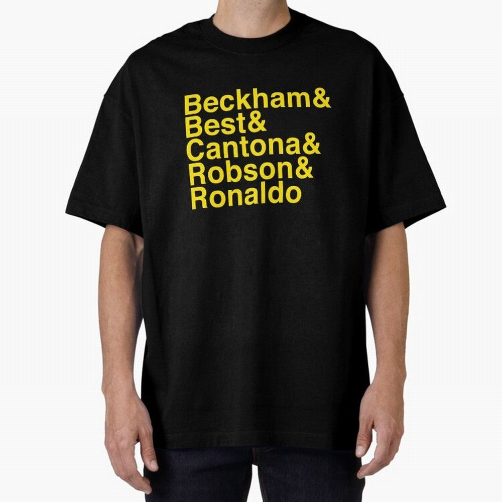 Man Utd Star Players Oversized T-Shirt Support Your Favorite Stars during Match Day Hype around FIFA World Cup 2026, Messi, CR7 and Mbappe, Argentina, Fan Favorite Moments, National Team Passion, Big Match Drama and Soccer History; Ideal for