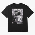 The Boxing Legend Meet The Football Legend Poster Oversized T-Shirt Live the Energy of FIFA World Cup 2026 Group Stage Made for Haaland, Argentina and Brazil Energy, Stadium Memories, Football Loyalty, International Chants and Championship