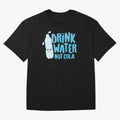 Drink Water Not Cola Kawaii Water Bottle? Oversized T-Shirt Relive the Noise and Pride of Global Football Passion for FIFA World Cup 2026, Filled with Neymar, Haaland and Cristiano Ronaldo, Brazil, Portugal and Argentina, Goal Celebration Energy,