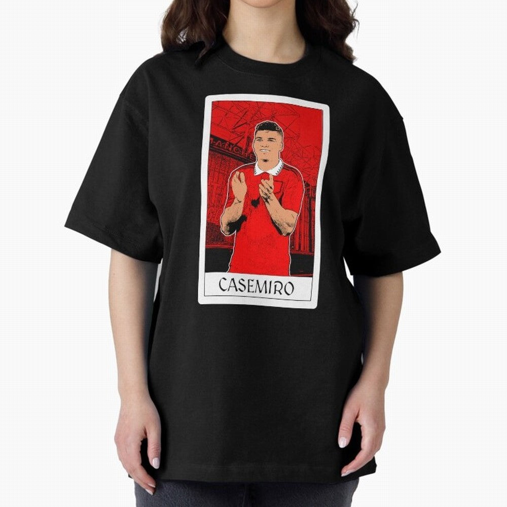 Casemiro Oversized T-Shirt Experience the Global Stage of Global Football Passion for FIFA World Cup 2026 Group Stage, with Cristiano Ronaldo, Netherlands, Soccer Culture, Superstar Moments, National Team Dreams and Competitive Fire; Perfect for
