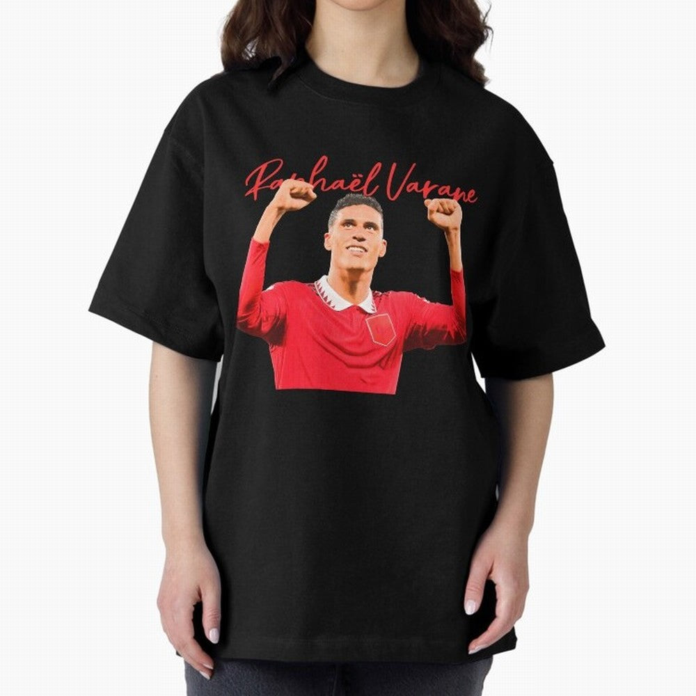 Rafael Varane Oversized T-Shirt Follow the Road to the FIFA World Cup 2026 USA Canada Mexico Journey through Messi, Neymar and Mbappe Highlights, Portugal, Spain and Germany Pride, Football Passion, Legendary Performances, Festival Vibes and
